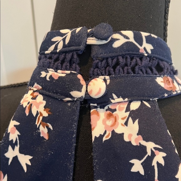 B Darlin Navy and Pink Floral Mini Dress - Picture 8 of 9